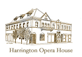 Drawing of Historic Harrington Opera House & Bank Block Building